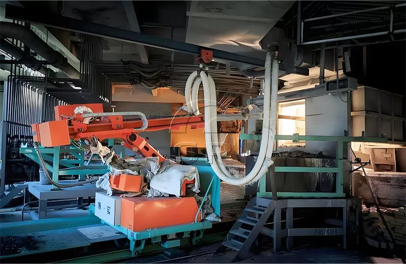 Arco Submerso Introdução à máquina de tamponamento de furo aberto para forno